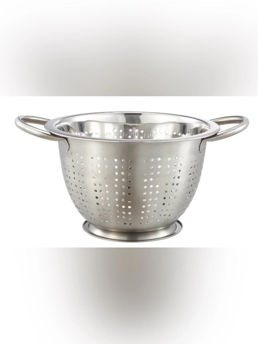 Stainless Steel 3 QT Multi-Use Strainer For Fruits & Vegetables